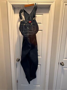 Dickies Men's Denim Relaxed Fit Bib Overalls